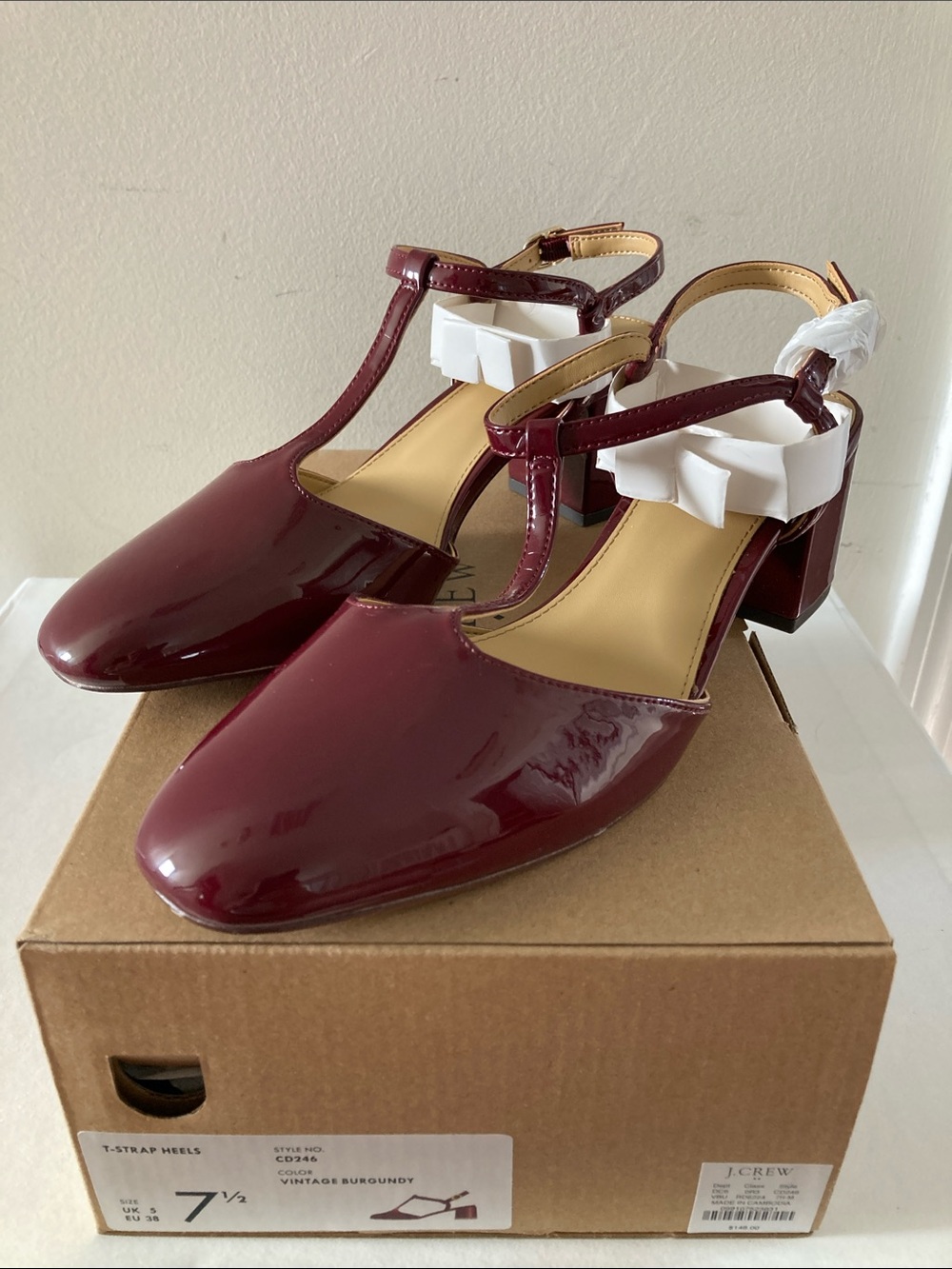 JCrew Factory T-strap heels